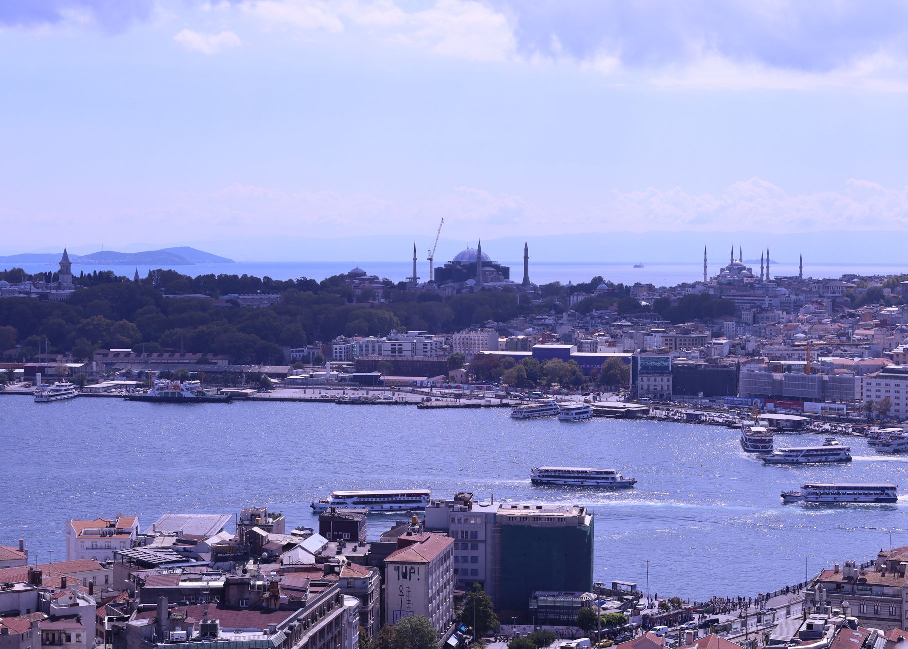 Tarihi İstanbul Boğazı ve tarihi yarımada mimarisi